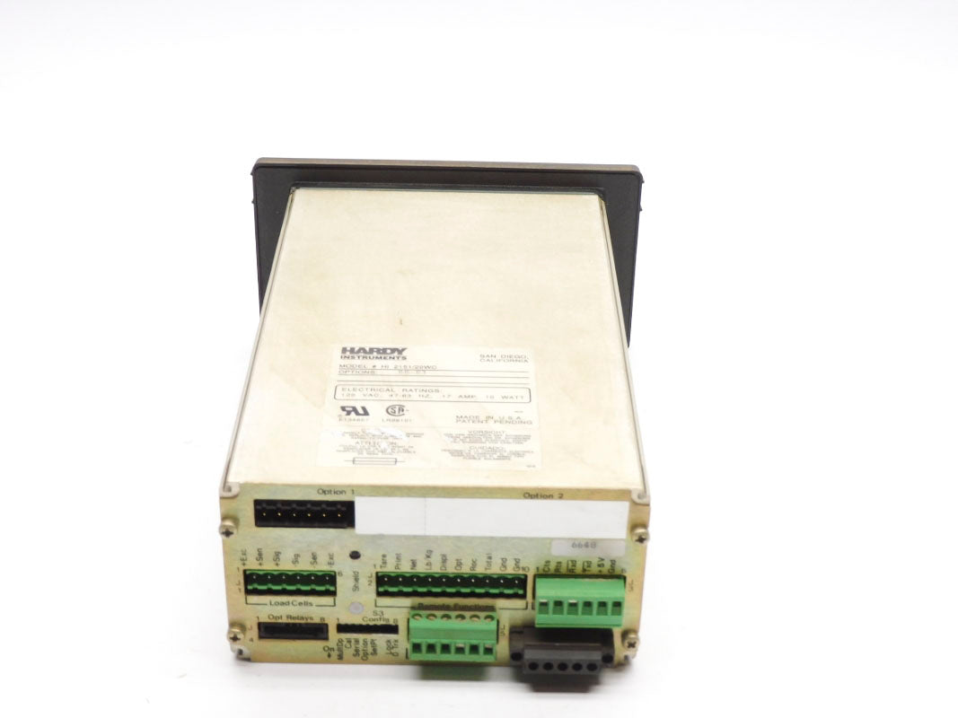 HARDY INSTRUMENTS HI2151/20WCB8-E3 120VAC .17A UNMP