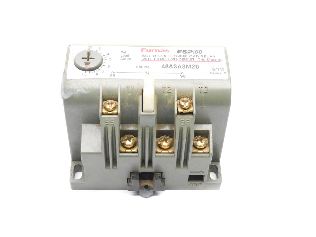 FURNAS 48ASA3M20 SER. B 600VAC 0.25-1A  UNMP