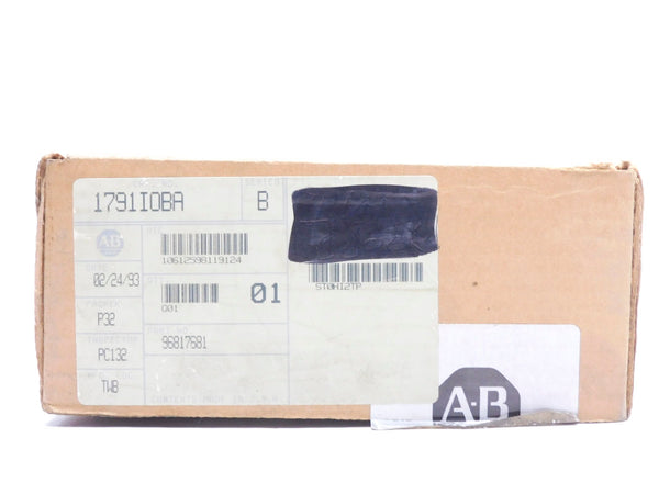 ALLEN BRADLEY 1791-IOBA SER. B 10-30VDC NSMP