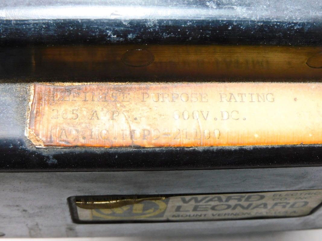 WARD LEONARD 78094-33R 600VDC 265A UNMP