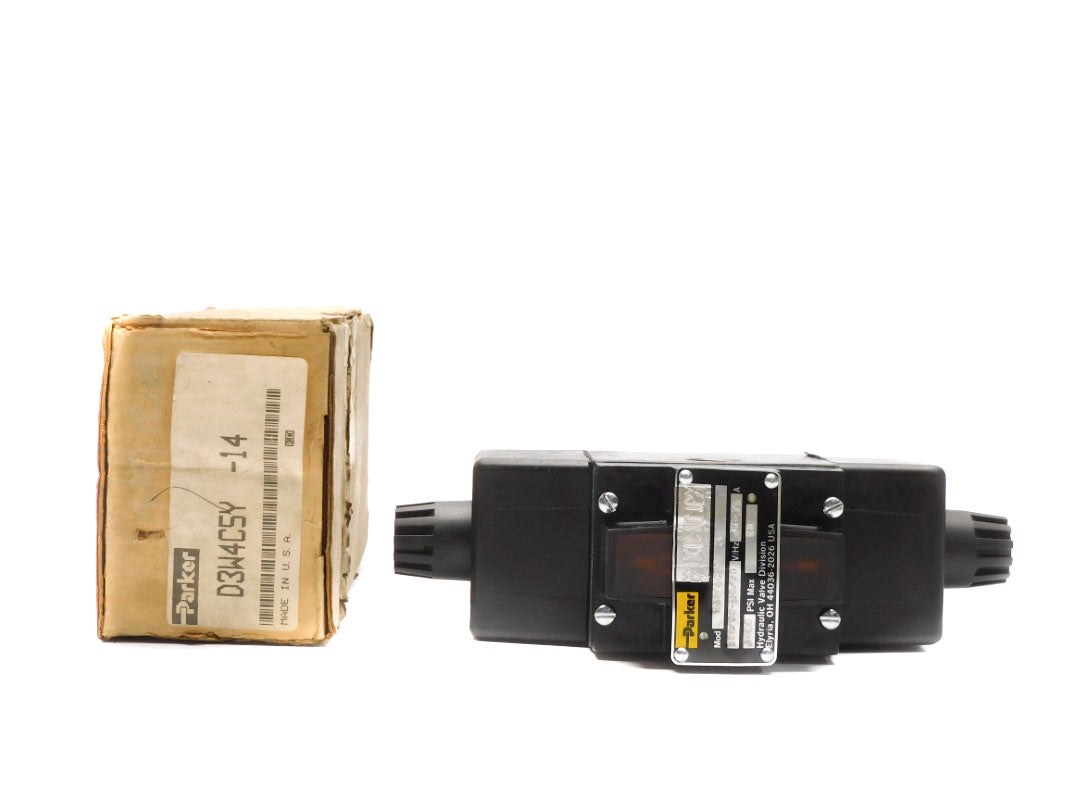 PARKER D3W4C5Y14 110-120V .72-.75A 3000PSI NSMP