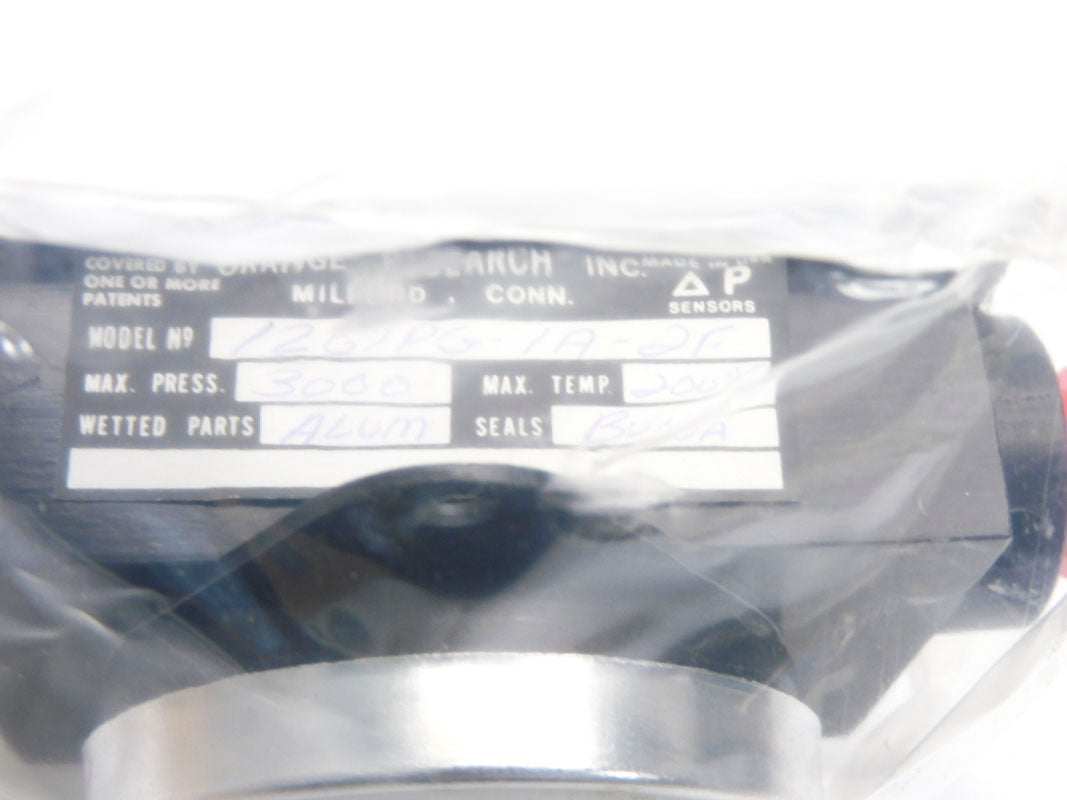 ORANGE RESEARCH 1201PG-1A-2F 60PSID 3000PSI NSMP