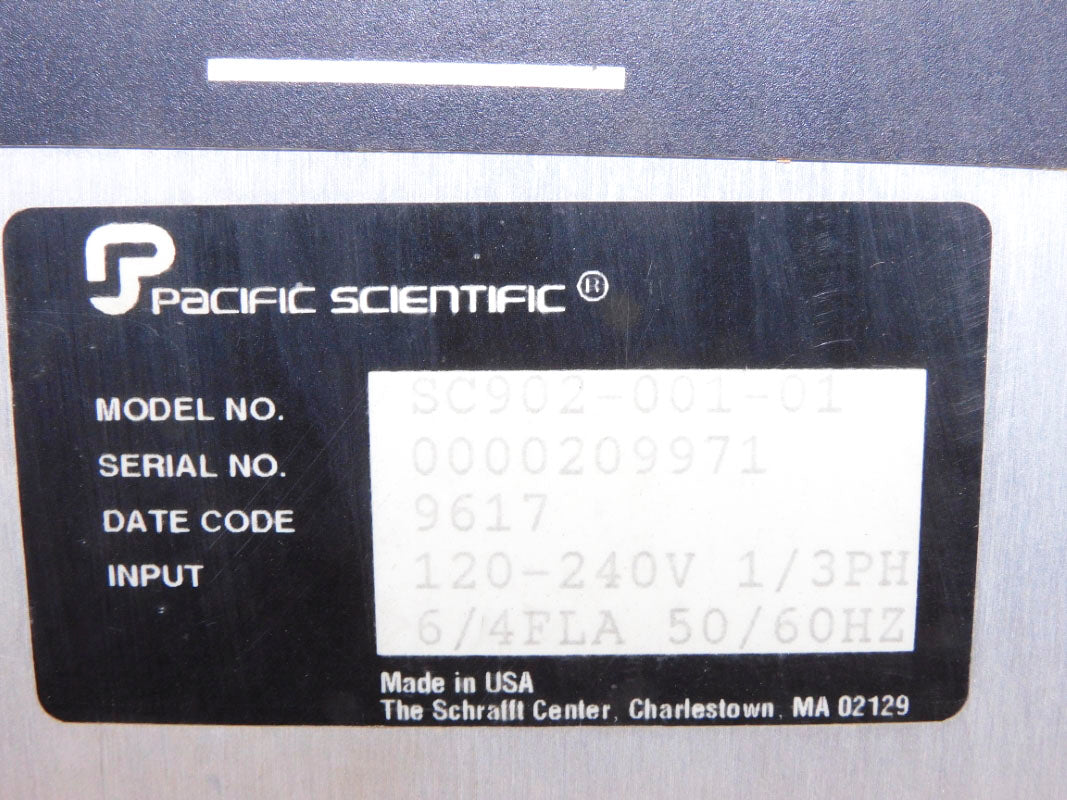 PACIFIC SCIENTIFIC SC902-001-01 120-240V UNMP