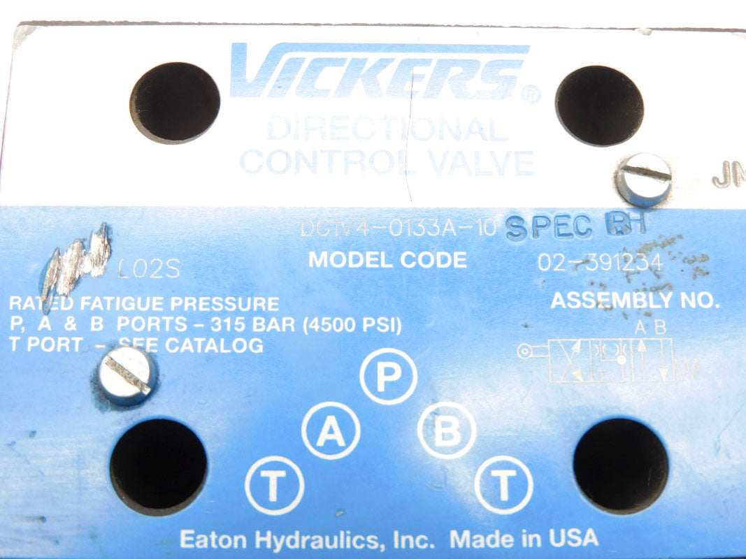 VICKERS DG1V40133A10 02-391234 4500PSI UNMP
