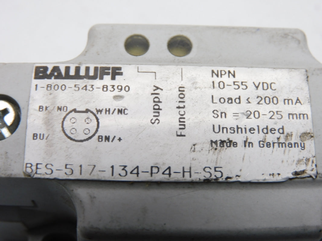 BALLUFF BES-517-134-P4-H-S5 10-55VDC UNMP