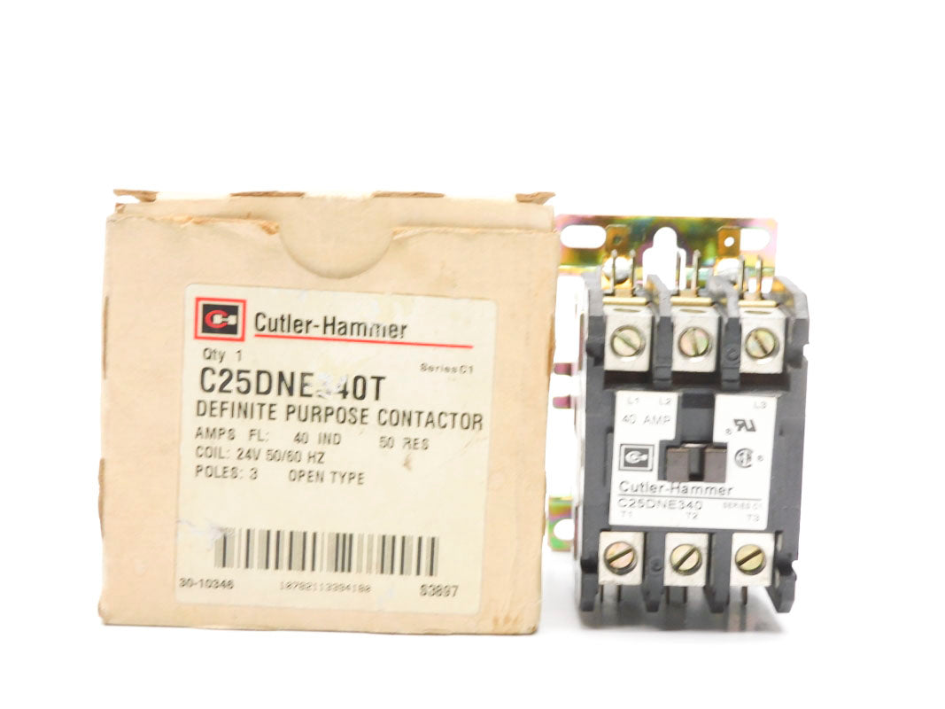 CUTLER HAMMER C25DNE340T SER. C1 24V 40A NSMP