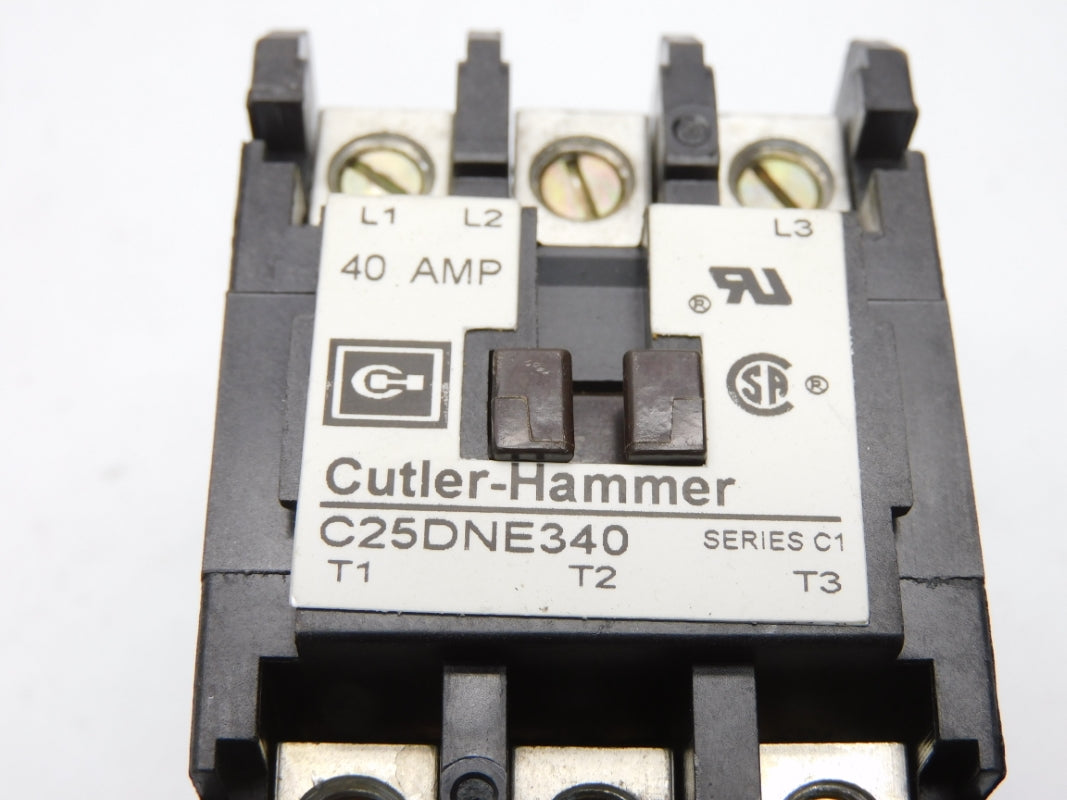 CUTLER HAMMER C25DNE340T SER. C1 24V 40A NSMP