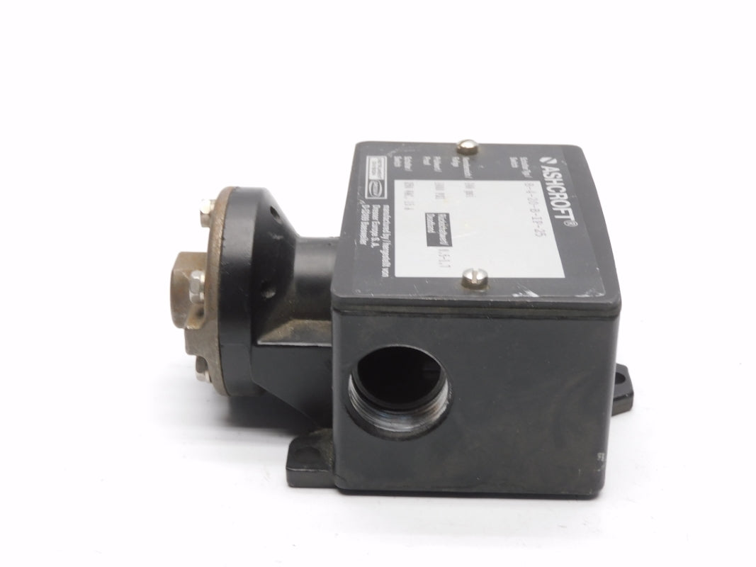 ASHCROFT B-4-20-B-IP-25 250VAC 15A 100PSI UNMP