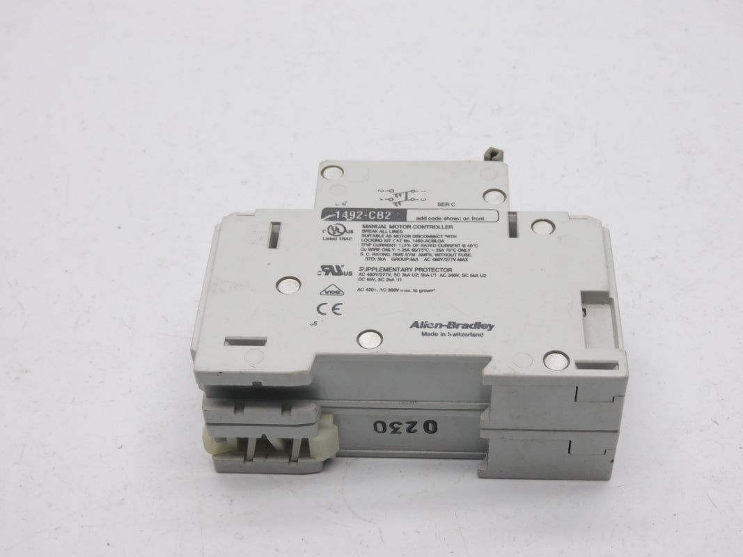 ALLEN BRADLEY 1492-CB2H030 SER. C 480V 3A UNMP