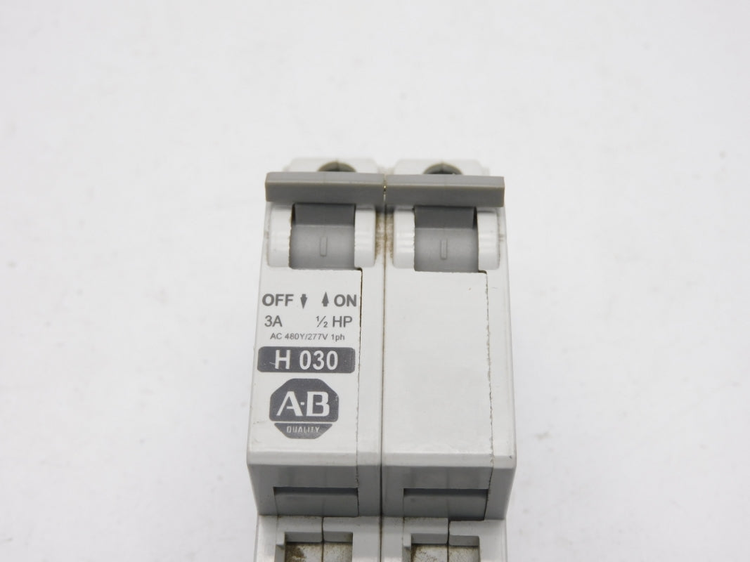 ALLEN BRADLEY 1492-CB2H030 SER. C 480V 3A UNMP
