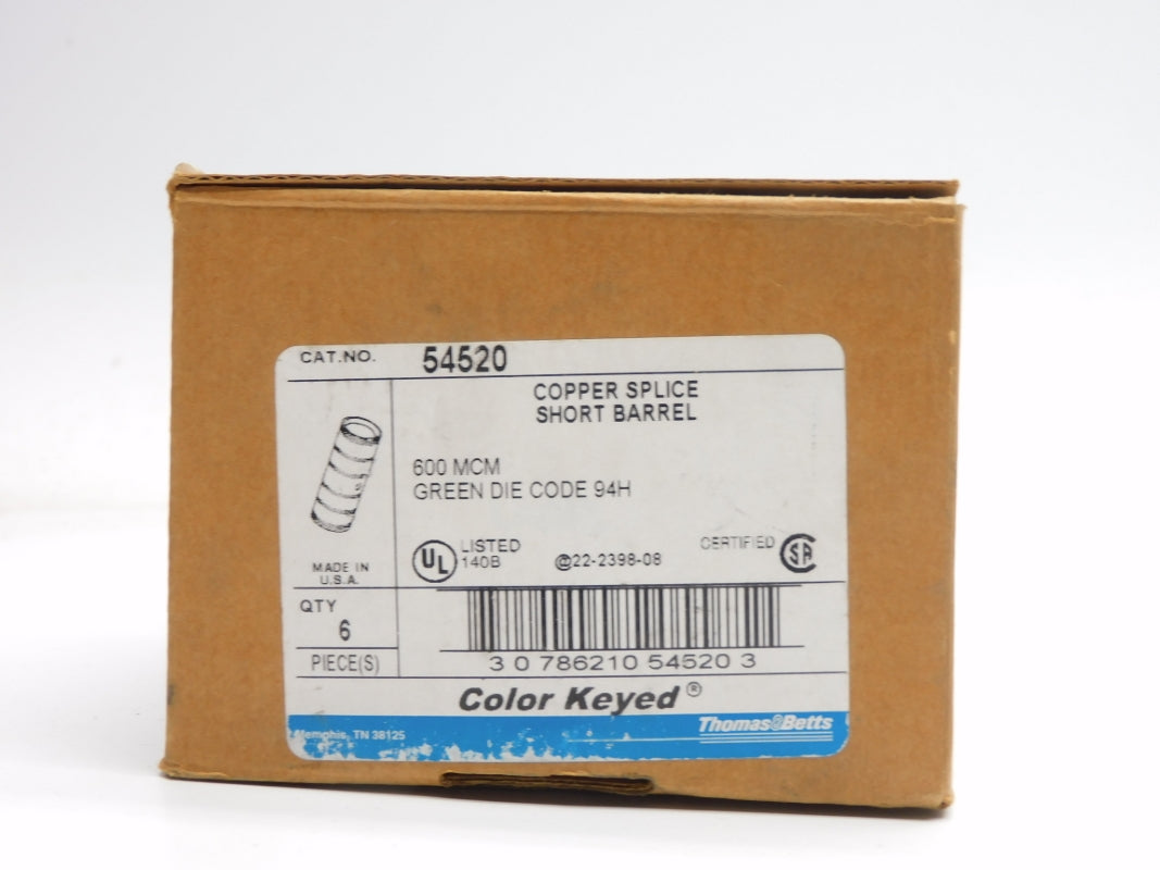 THOMAS&BETTS 54520 (PKG OF 6) NSMP