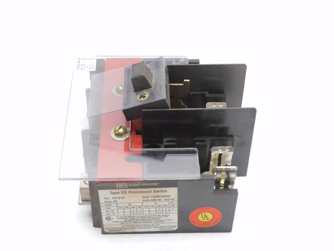 CUTLER HAMMER 1230C28G06 DS161R 600V 30A UNMP