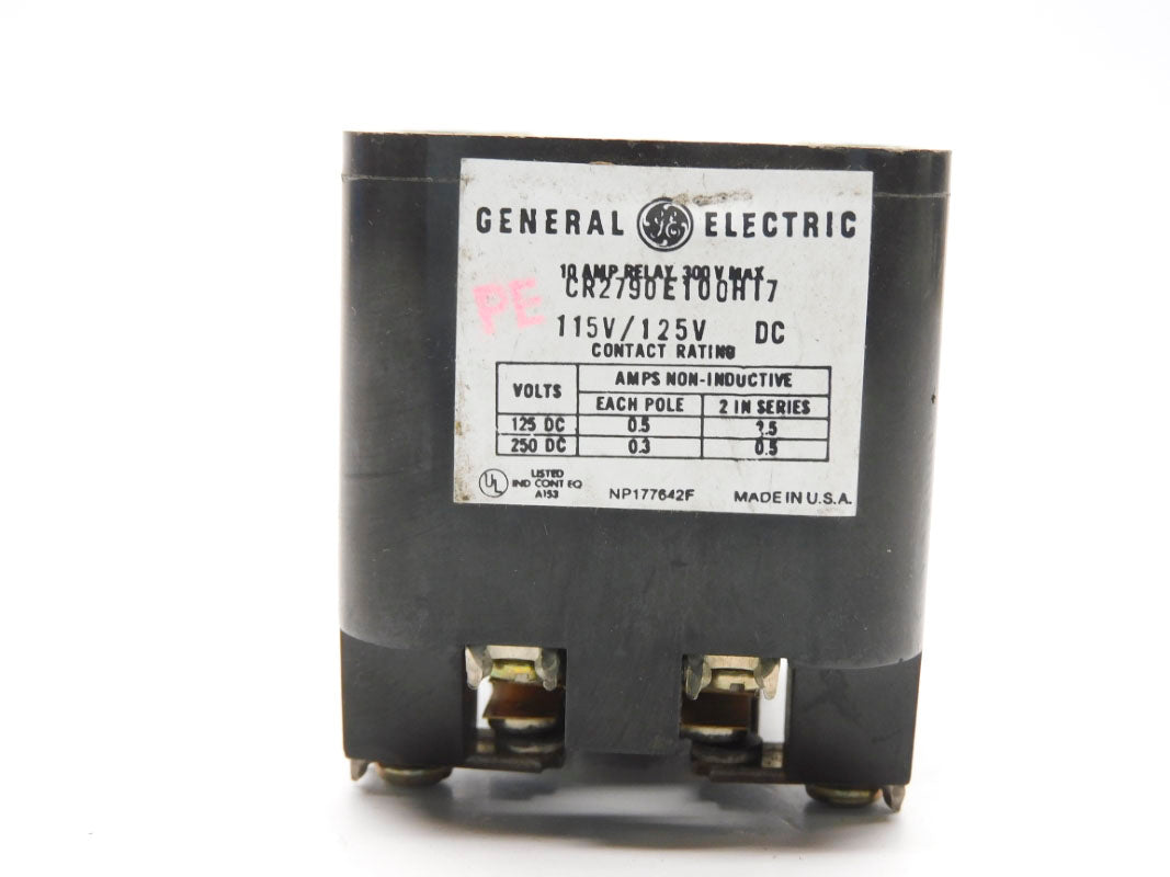 GENERAL ELECTRIC CR2790E100H17 115-125V 10A UNMP
