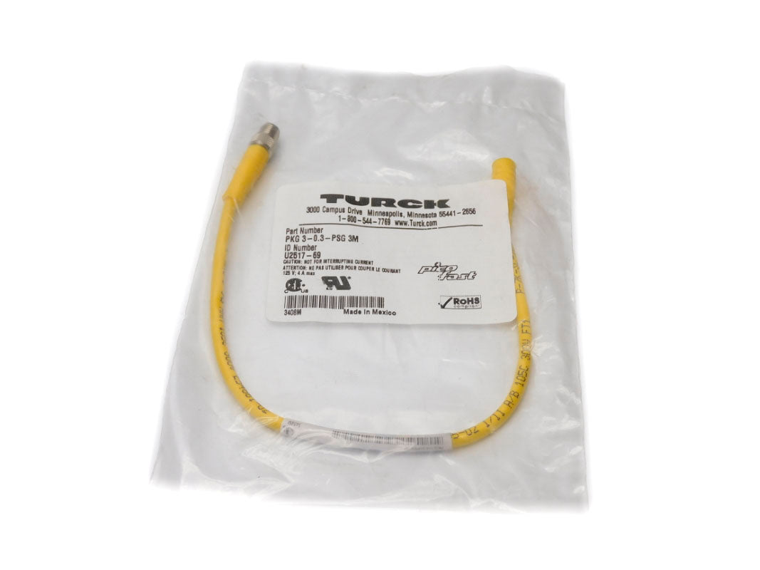 TURCK PKG3-0.3-PSG3M U2517-69 125V 4A NSMP