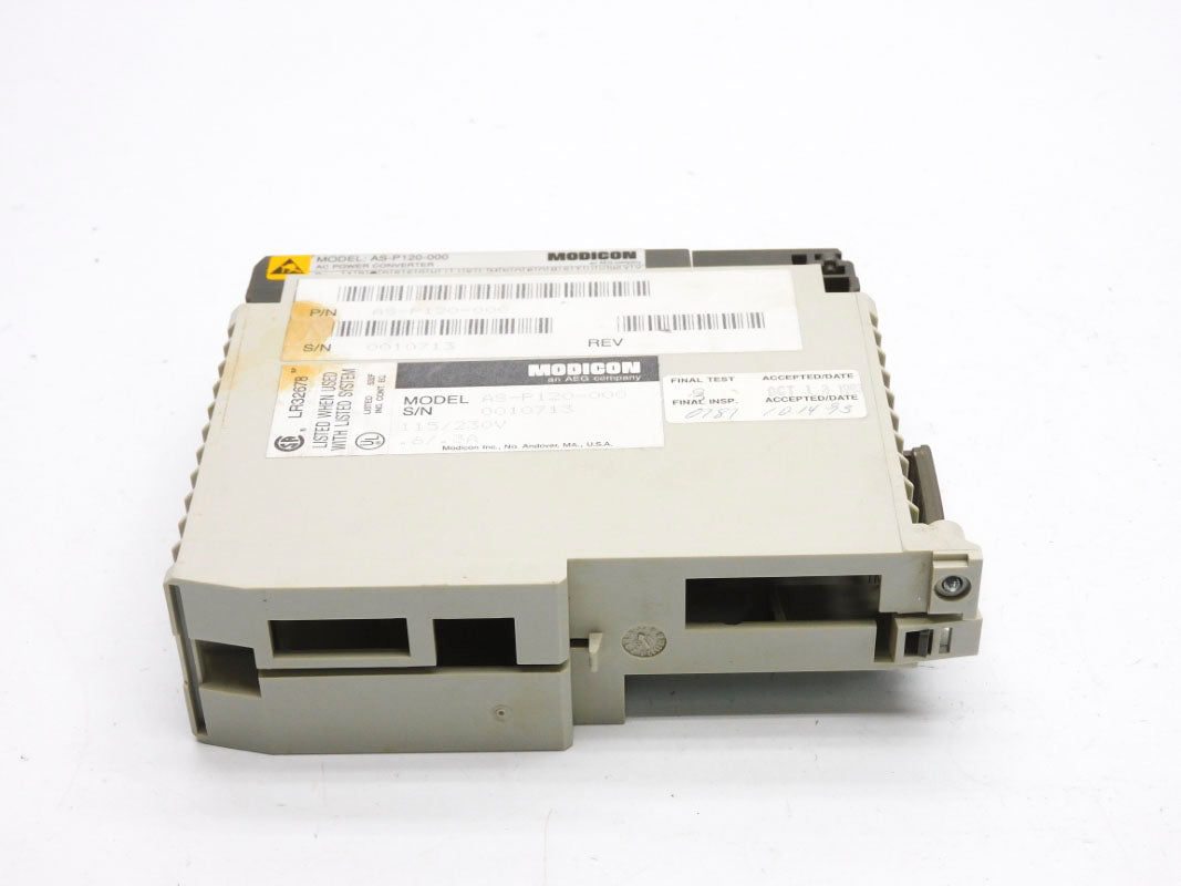 MODICON AS-P120-000 230V .6A UNMP