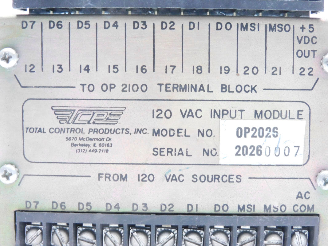 TCP OP202S 120VAC UNMP