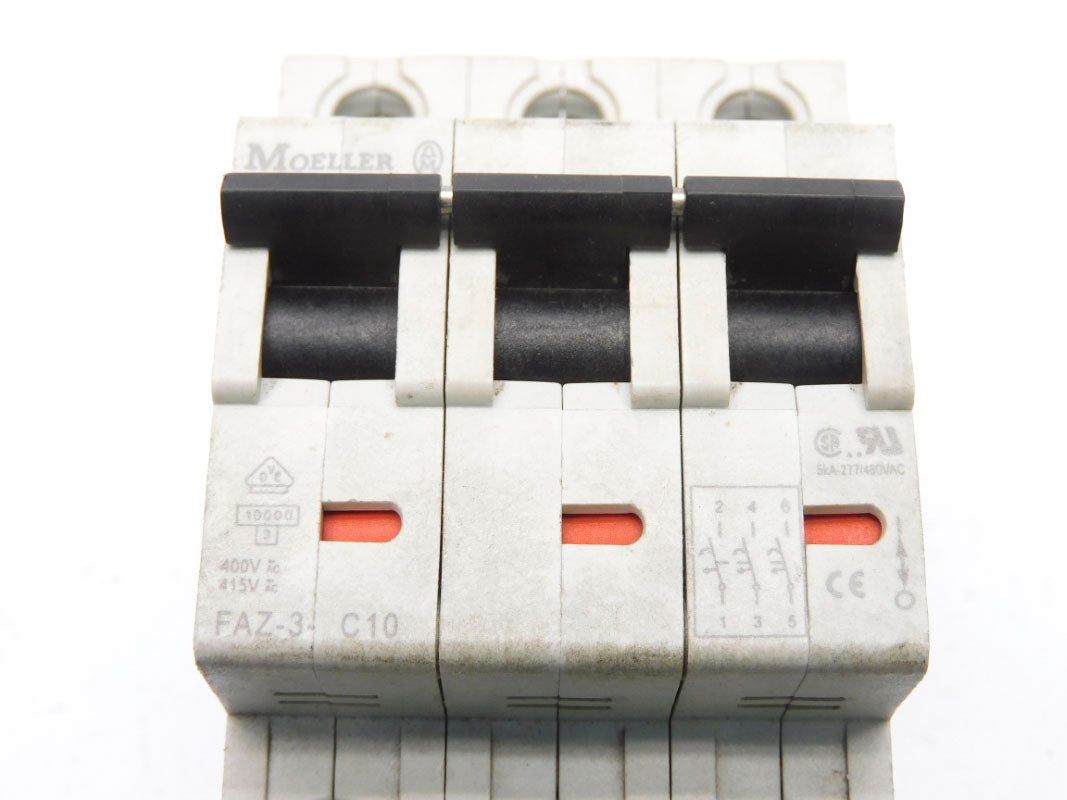 KLOCKNER MOELLER FAZ-3-C10 415V 10A UNMP
