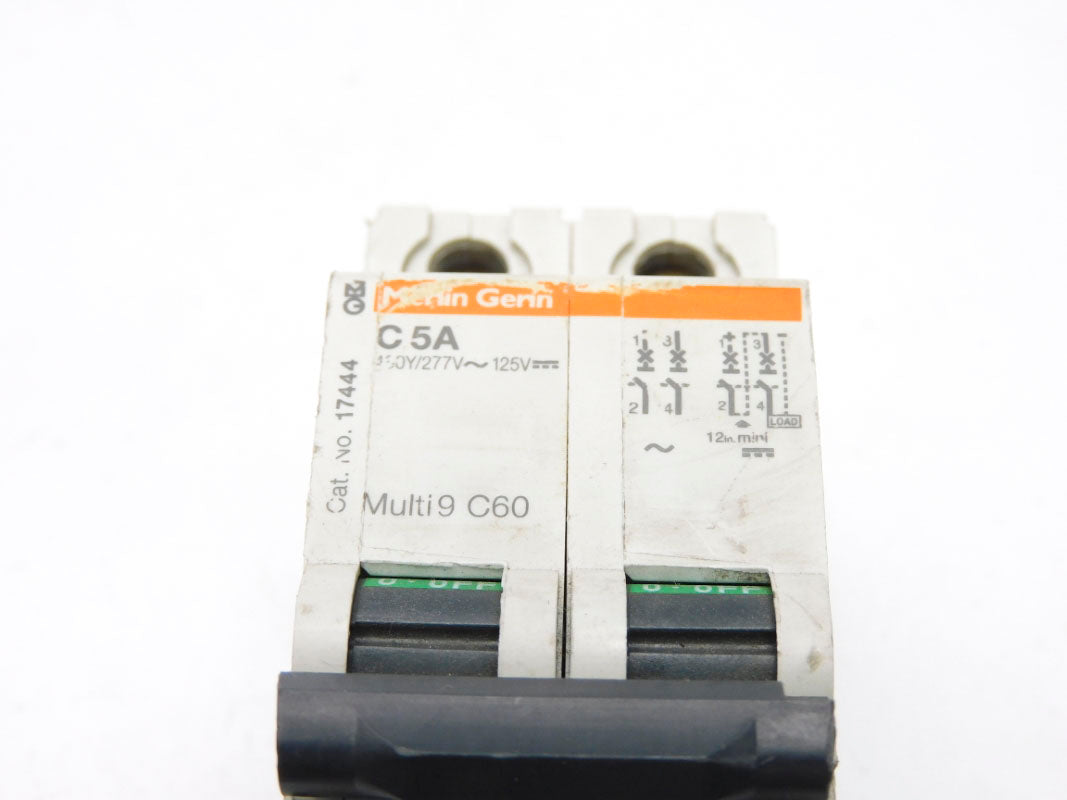 MERLIN GERIN C60-C5A 17444 277V 5A UNMP