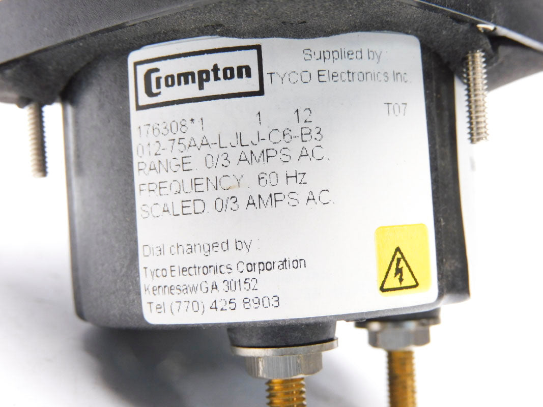 CROMPTON 012-75AA-LJLJ-C6-B3 3AAC NSMP