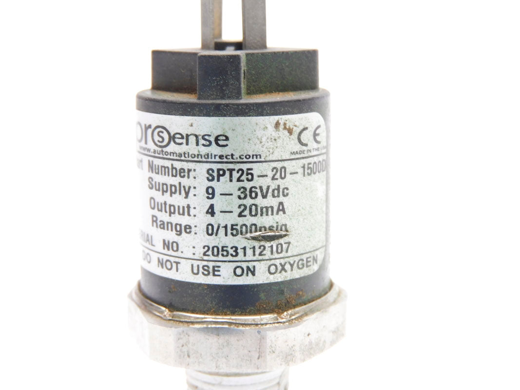 PROSENSE SPT25-20-1500D 9-36VDC 1500PSIG UNMP