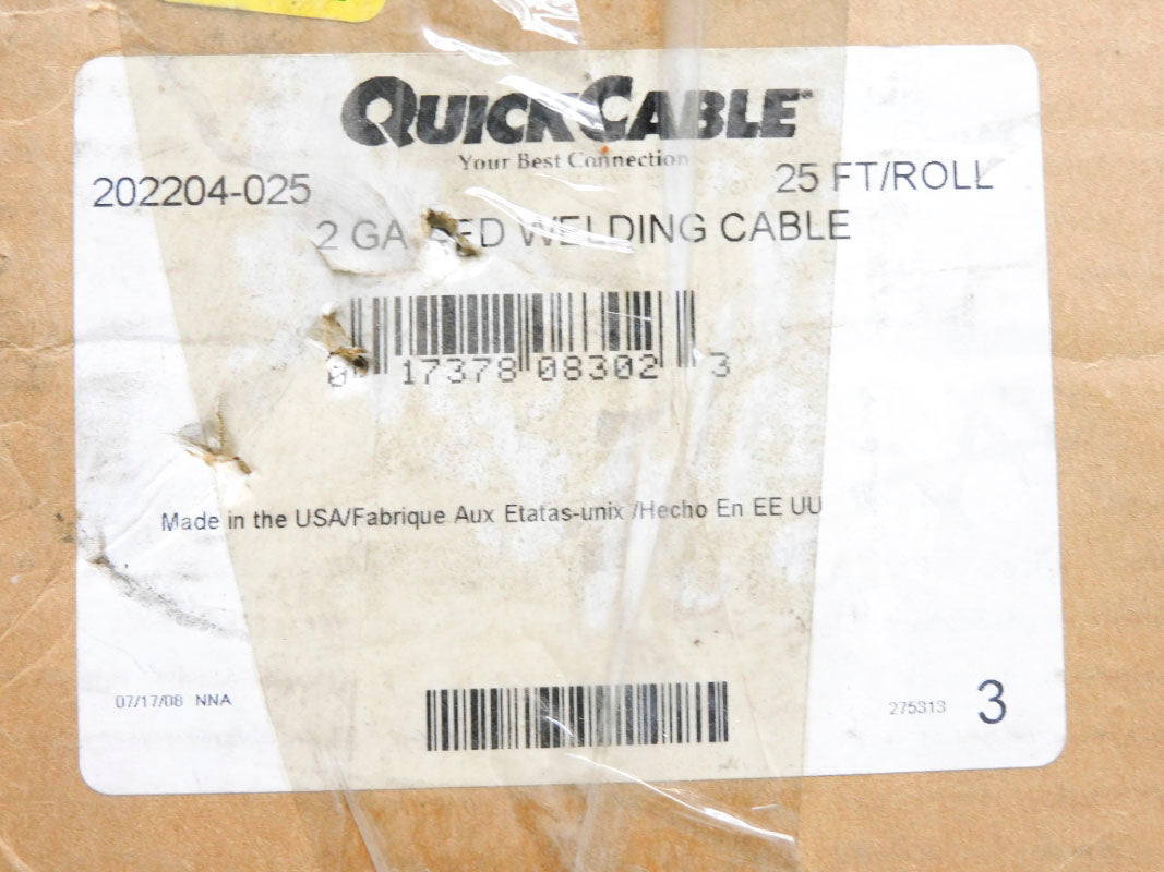 QUICK CABLE 202204-025 25' NSMP