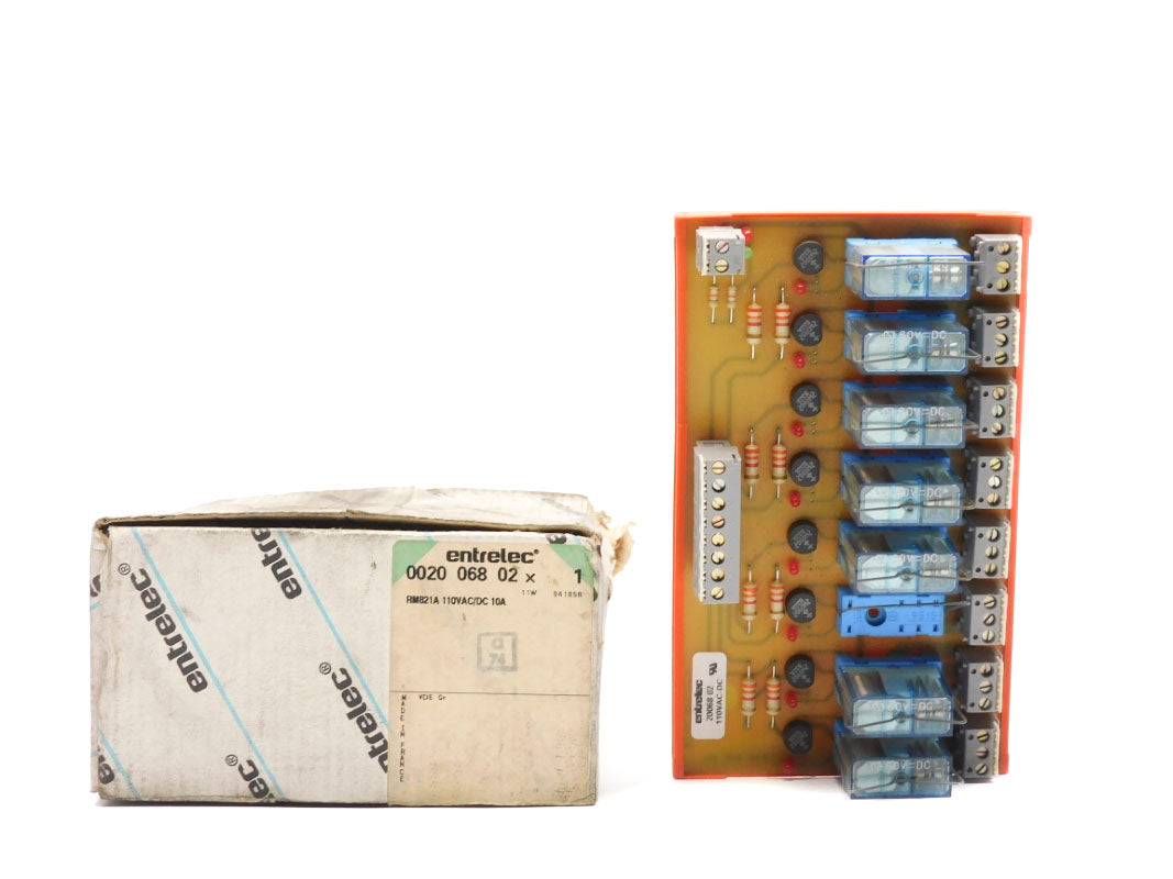 ENTRELEC 002006802 RM821A 110VAC/DC 10A NSMP