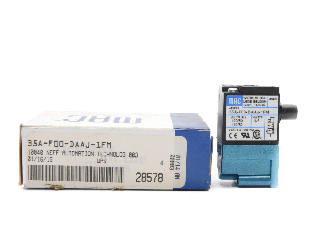 MAC 35A-F00-DAAJ-1FM 120V 120PSI NSMP