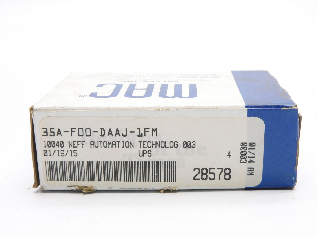 MAC 35A-F00-DAAJ-1FM 120V 120PSI NSMP