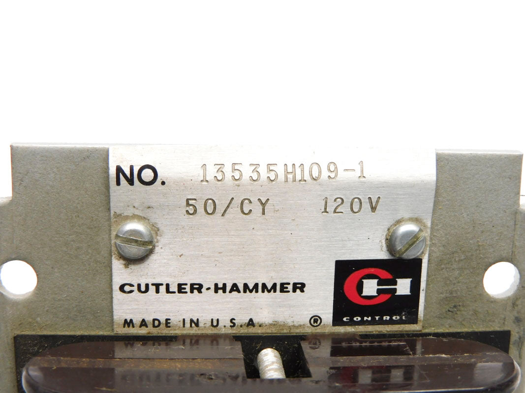 CUTLER HAMMER 13535H109-1 120V UNMP
