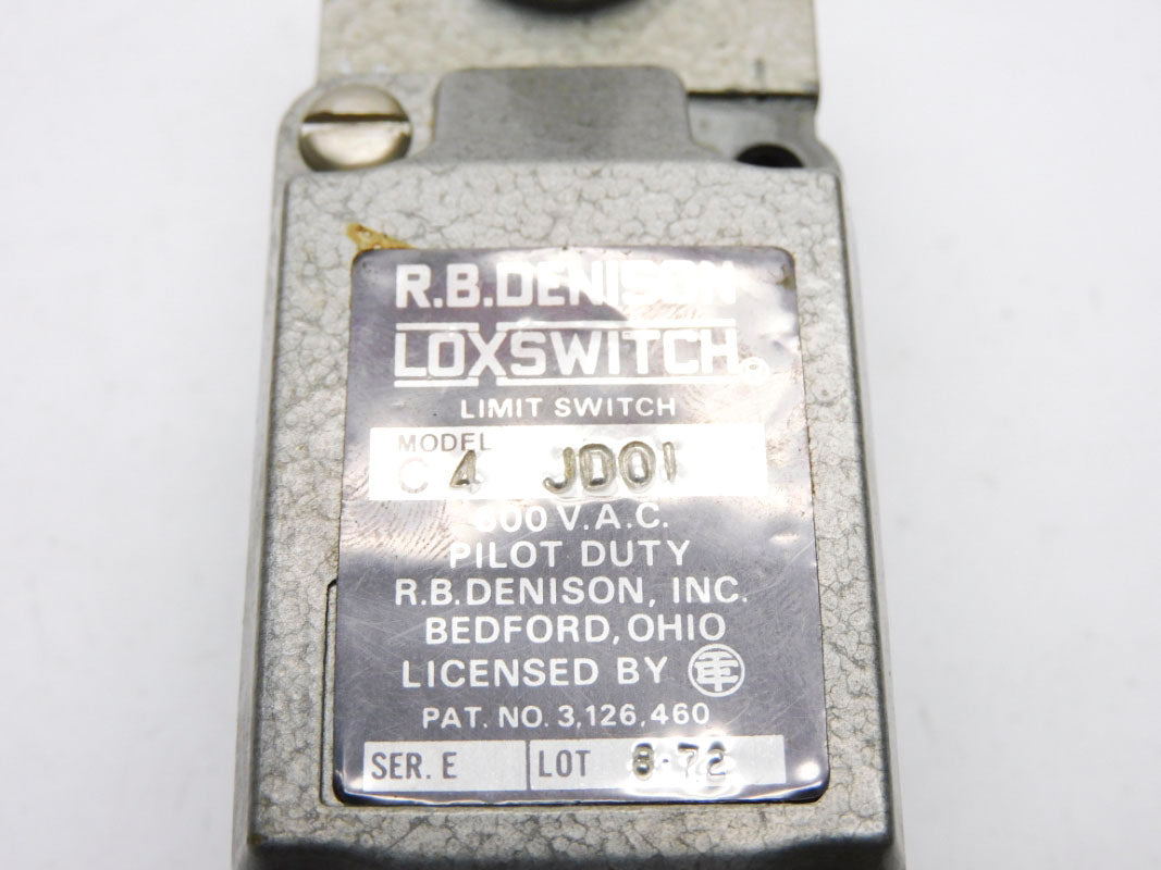 R.B. DENISON C4JD01 SER. E 600VAC NSMP