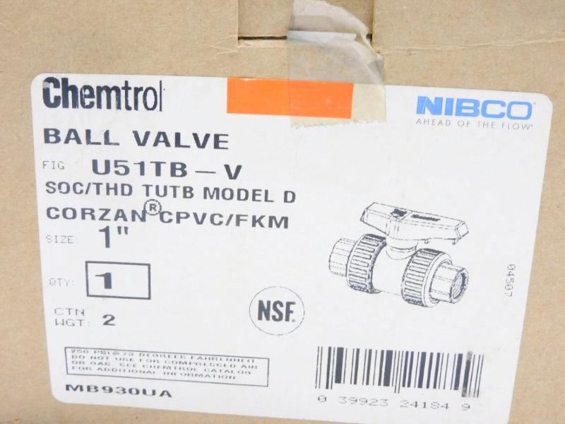 CHEMTROL U51TB-V 250PSI 1" NSMP