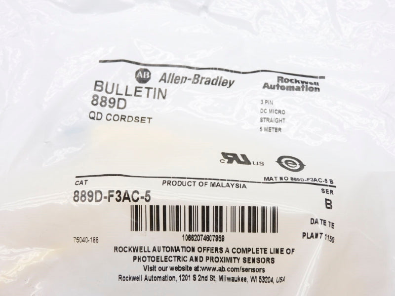 ALLEN BRADLEY 889D-F3AC-5 SER. B NSMP