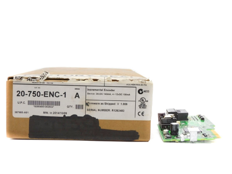 ALLEN BRADLEY 20-750-ENC-1 SER. A 24VDC F/W V1.006 NSMP
