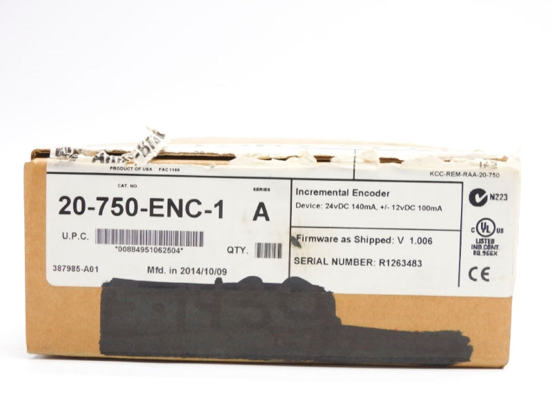 ALLEN BRADLEY 20-750-ENC-1 SER. A 24VDC F/W V1.006 NSMP