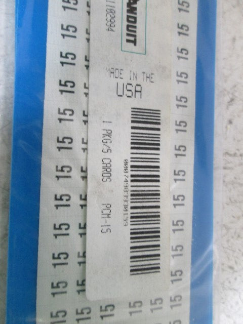 LOT OF 5 PANDUIT CARD PCM-15 *ORIGINAL PACKAGE*