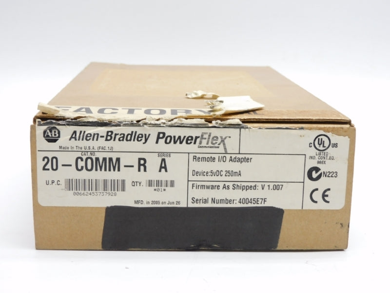 ALLEN BRADLEY 20-COMM-R SER. A 5VDC F/W V1.007 NSMP