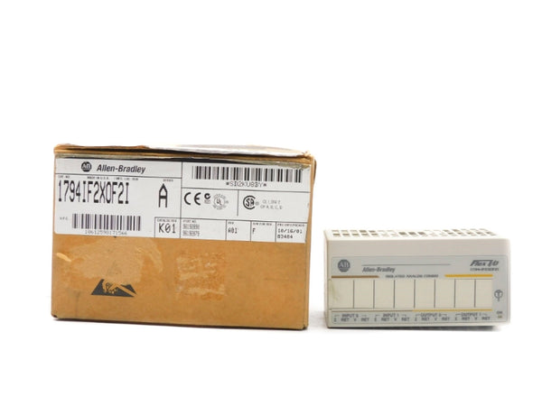 ALLEN BRADLEY 1794-IF2X0F2I SER. A F/W F 24VDC NSMP