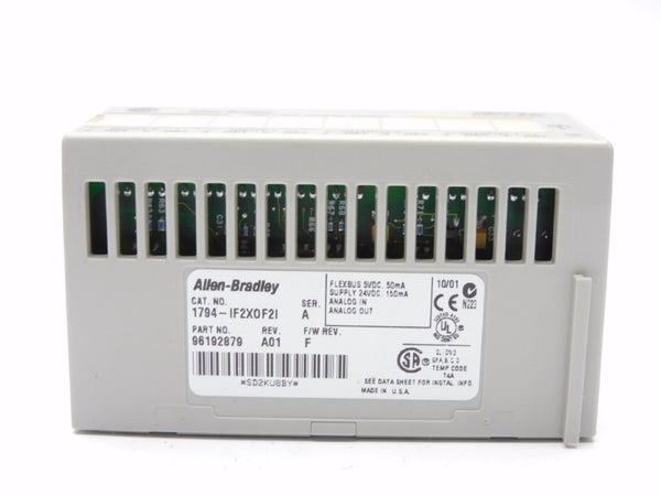 ALLEN BRADLEY 1794-IF2X0F2I SER. A F/W F 24VDC NSMP