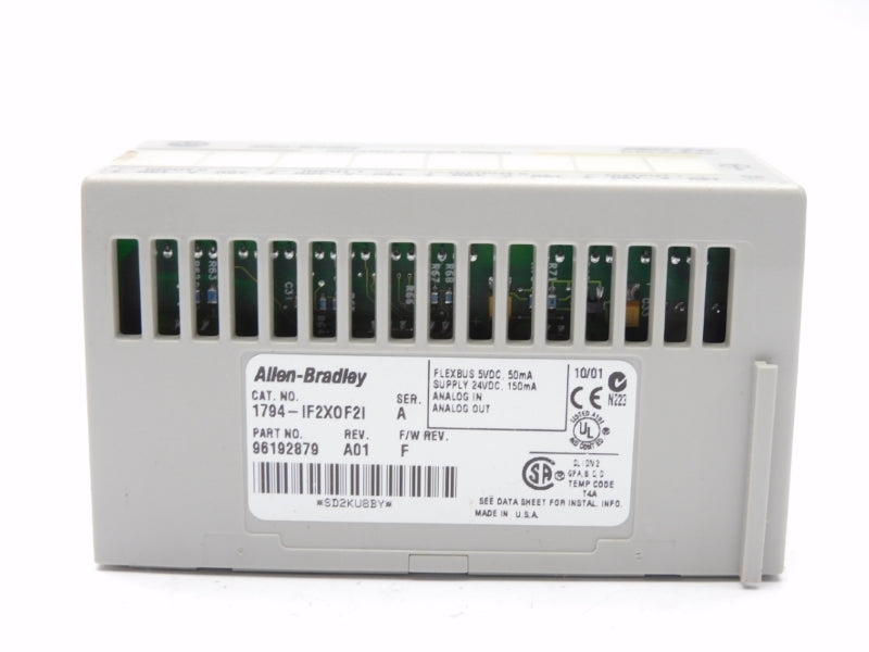 ALLEN BRADLEY 1794-IF2X0F2I SER. A F/W F 24VDC NSMP