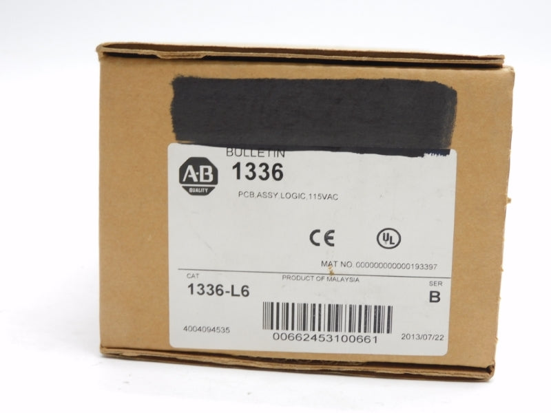 ALLEN BRADLEY 1336-L6 SER. B 115VAC REV. 04 (BR/WH) NSMP