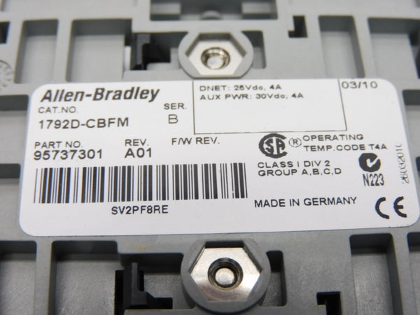 ALLEN BRADLEY 1792D-CBFM SER. B 30VDC 4A NSMP