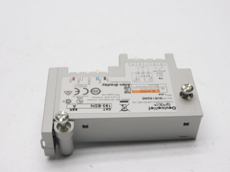 ALLEN BRADLEY 193-EDN SER. A 240VAC F/W 1.002 (WH) NSMP