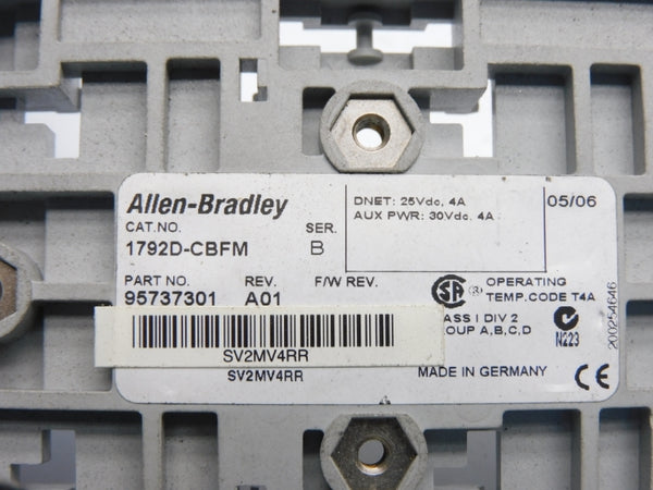 ALLEN BRADLEY 1792D-CBFM SER. B 30VDC 4A UNMP