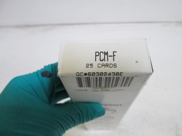 LOT OF 25 PANDUIT CARD PCM-F *ORIGINAL PACKAGE*