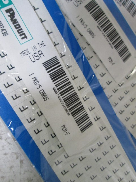 LOT OF 25 PANDUIT CARD PCM-F *ORIGINAL PACKAGE*
