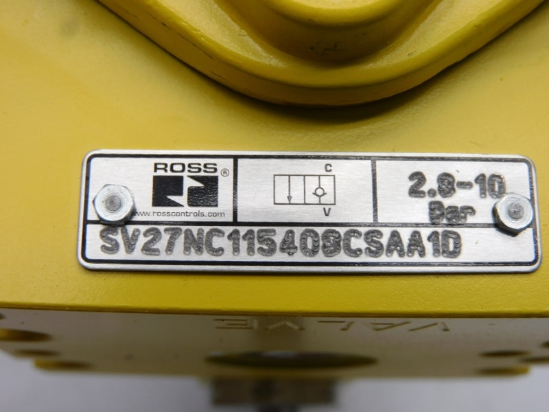 ROSS SV27NC115408CSAA1D 24VDC 2.5A NSMP