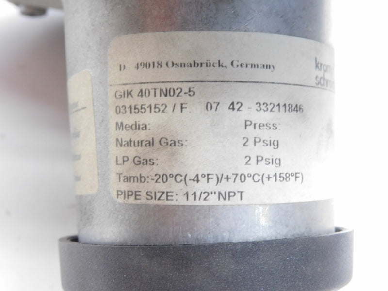 KROM SCHRODER GIK40TN02-5 03155152 2PSI 1-1/2" NSMP