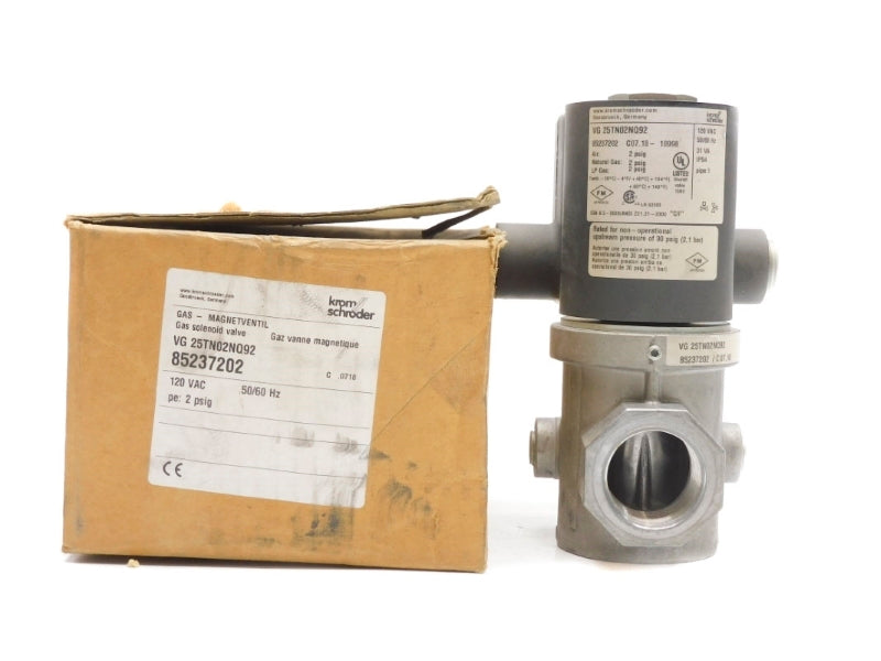 KROM SCHRODER VG25TN02NQ92 85237202 120VAC 2PSI NSMP