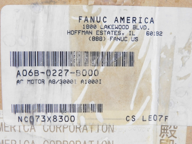 FANUC A06B-0227-B000 200-240V 8.4A NSMP