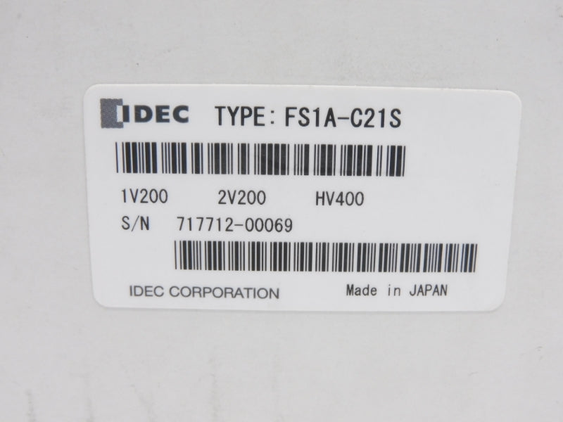 IDEC FS1A-C21S 24VDC 2A NSMP